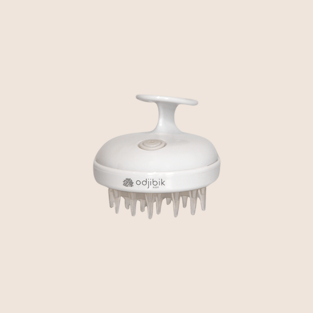 Scalp Massaging Brush soft silicone bristles for blood circulation