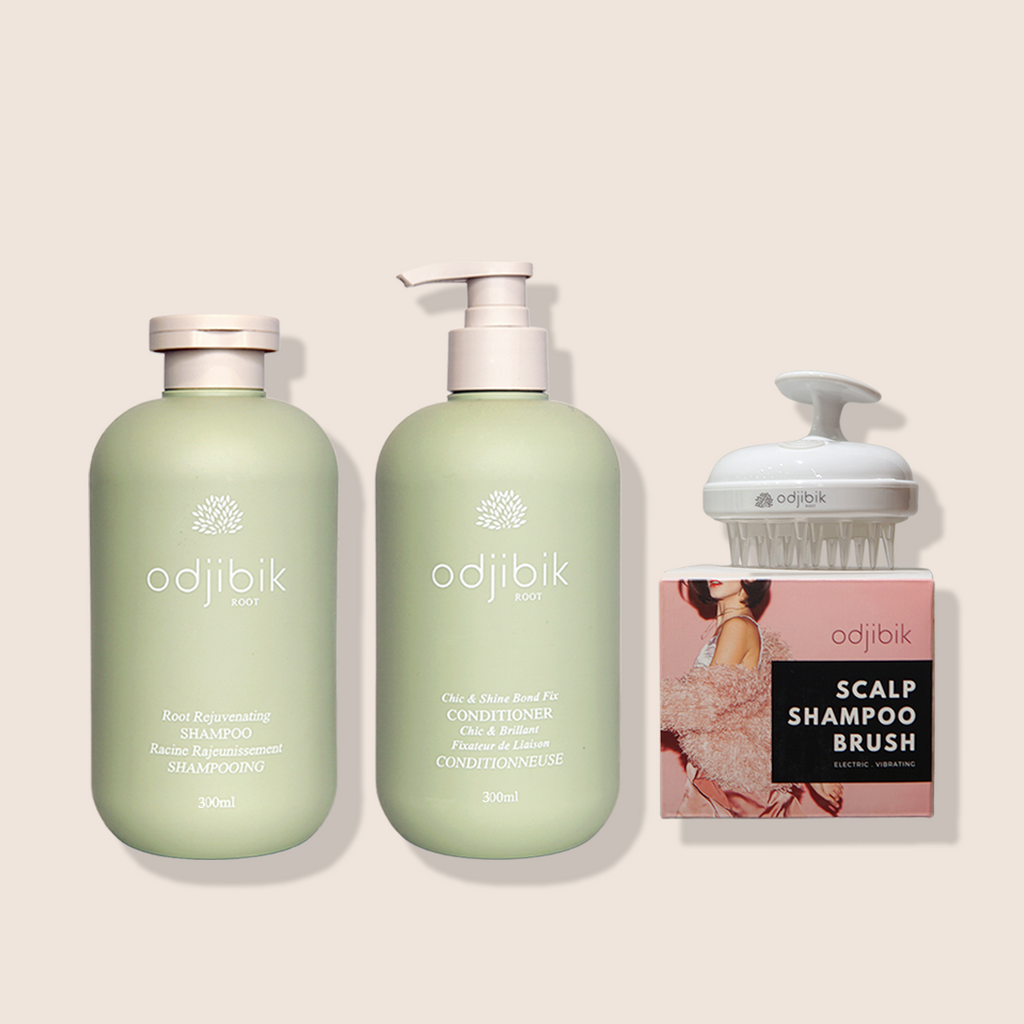Odjibik Intro Starter Kit II 300ml — gentle daily Korean scalp care set